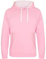 Varsity Hoodie – Baby Pink/Arctic White