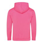 Just Hoods Electric Hoodie mit Kängurutasche, Electric Green S, JH004 – Bild 4