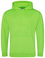 Just Hoods Electric Hoodie mit Kängurutasche – Electric Green