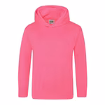 Just Hoods Electric Hoodie mit Kängurutasche für Kinder, Electric Green 5/6 (S), JH004K – Bild 3
