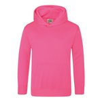 Just Hoods Electric Hoodie mit Kängurutasche für Kinder, Electric Green 5/6 (S), JH004K – Bild 3