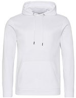 Sport Hoodie mit doppellagiger Kapuze – Arctic White