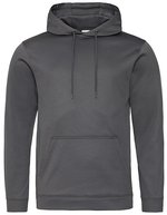 Sport Hoodie avec capuche double couche – Acier Gris (Uni)