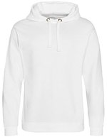 Just Hoods Epic Print Hoodie mit doppellagiger Kapuze – Arctic White