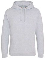 Just Hoods Epic Print Hoodie mit doppellagiger Kapuze – Heather Grey