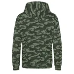 Just Hoods Camo Hoodie mit doppellagiger Kapuze für Kinder, Black Camo 3/4 (XS), JH014J – Bild 4