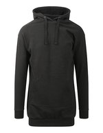 Just Hoods Hoodie Dress mit Kängurutasche und Kapuze – Jet Black