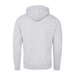 Just Hoods Cross Neck Hoodie mit Daumenlöchern, Heather Grey XS, JH021 – Bild 4