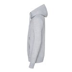 Just Hoods Cross Neck Hoodie mit Daumenlöchern, Heather Grey XS, JH021 – Bild 5