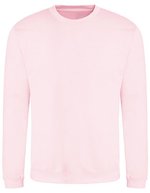 AWDis Sweatshirt mit Rundhalsausschnitt – Baby Pink