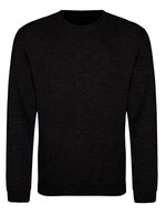 AWDis Sweatshirt mit Rundhalsausschnitt – Black Smoke