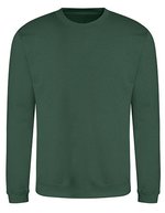 Just Hoods AWDis Sweat Arctic White M (JH030), JH030 – Verde bottiglia