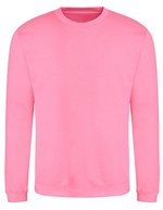Just Hoods AWDis Sweat Arctic White M (JH030), JH030 – Candyfloss Rosa