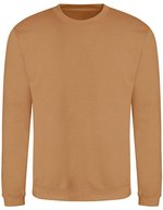 Just Hoods AWDis Sweat Arctic White M (JH030), JH030 – Caramello Latte