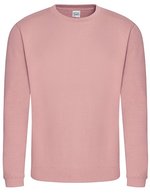 Just Hoods AWDis Sweat Arctic White M (JH030), JH030 – Rosa polveroso