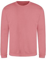 Just Hoods AWDis Sweat Arctic White M (JH030), JH030 – Polveroso Rosa