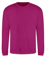 Just Hoods AWDis Sweat Arctic White M (JH030), JH030 – Festival Fucsia
