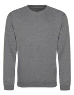 Just Hoods AWDis Sweat Arctic White M (JH030), JH030 – Grafite Melange