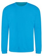 Just Hoods AWDis Sweat Arctic White M (JH030), JH030 – Hawaiano Blu