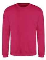 Just Hoods AWDis Sweat Arctic White M (JH030), JH030 – Rosa acceso