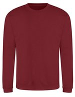 Just Hoods AWDis Sweat Arctic White M (JH030), JH030 – Rosso Caldo Chilli