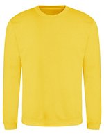 Just Hoods AWDis Sweat Arctic White M (JH030), JH030 – Sole Giallo