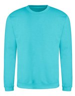 Just Hoods AWDis Sweat Arctic White M (JH030), JH030 – Turchese Surf