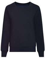 Just Hoods Sweatshirt mit Rundhalsausschnitt für Damen, Dusty Green M, JH030F – New French Navy