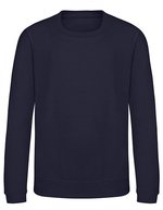 Just Hoods Kids' AWDis Sweat, Baumwollmischung, Rundhals, Kelly Green 12/13 (XL), JH030K – Oxford Blu navy