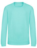 Just Hoods Kids' AWDis Sweat, Baumwollmischung, Rundhals, Kelly Green 12/13 (XL), JH030K – Peppermint