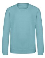 Just Hoods Kids' AWDis Sweat, Baumwollmischung, Rundhals, Kelly Green 12/13 (XL), JH030K – Seafoam