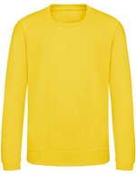 Just Hoods Kids' AWDis Sweat, Baumwollmischung, Rundhals, Kelly Green 12/13 (XL), JH030K – Sole Giallo