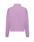 Just Hoods Cropped Sweatshirt mit 1/4 Zip für Damen, Arctic White M, JH037 – Bild 4