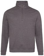 Sophomore 1/4 Zip Sweatshirt coton – Charcoal (Heather)