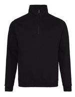 Sophomore 1/4 Zip Sweatshirt coton – Deep Black