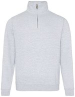 Sophomore 1/4 Zip Sweatshirt coton – Heather Grey