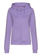 Just Hoods College Zoodie mit Reißverschluss für Damen, Digital Lavender L, JH050F – Digital Lavender
