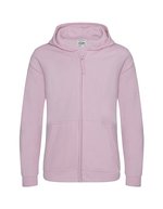 Just Hoods Kids´ Zoodie Arctic White 3/4 (XS) (JH050K) – Baby Pink