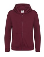 Just Hoods Kids´ Zoodie Arctic White 3/4 (XS) (JH050K) – Burgundy