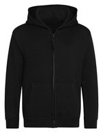 Just Hoods Kids´ Zoodie Arctic White 3/4 (XS) (JH050K) – Deep Black