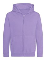 Just Hoods Kapuzen-Sweatjacke für Kinder mit Reißverschluss, Kelly Green 3/4 (XS), JH050K – Digital Lavanda