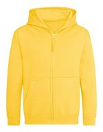Just Hoods Kapuzen-Sweatjacke für Kinder mit Reißverschluss, Kelly Green 3/4 (XS), JH050K – Sole Giallo