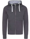 Just Hoods Chunky Zoodie mit YKK-Reißverschluss, Charcoal (Heather) S, JH052 – Bild 2