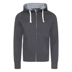 Just Hoods Chunky Zoodie mit YKK-Reißverschluss, Charcoal (Heather) S, JH052 – Bild 3