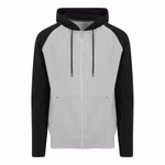 Baseball Zoodie – Jet Black/Heather Grey