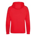 Just Hoods Sports Polyester Zoodie mit Kontrast-Reißverschluss, Jet Black/Arctic White M, JH066 – Bild 4