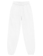 Just Hoods College Cuffed Jogpants aus Baumwolle – Arctic White