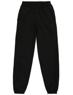 Just Hoods College Cuffed Jogpants aus Baumwolle – Deep Black