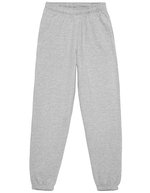 Just Hoods College Cuffed Jogpants aus Baumwolle – Heather Grey