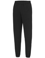 Just Hoods College Cuffed Jogpants aus Baumwolle, Deep Black S, JH072 – Jais Noir